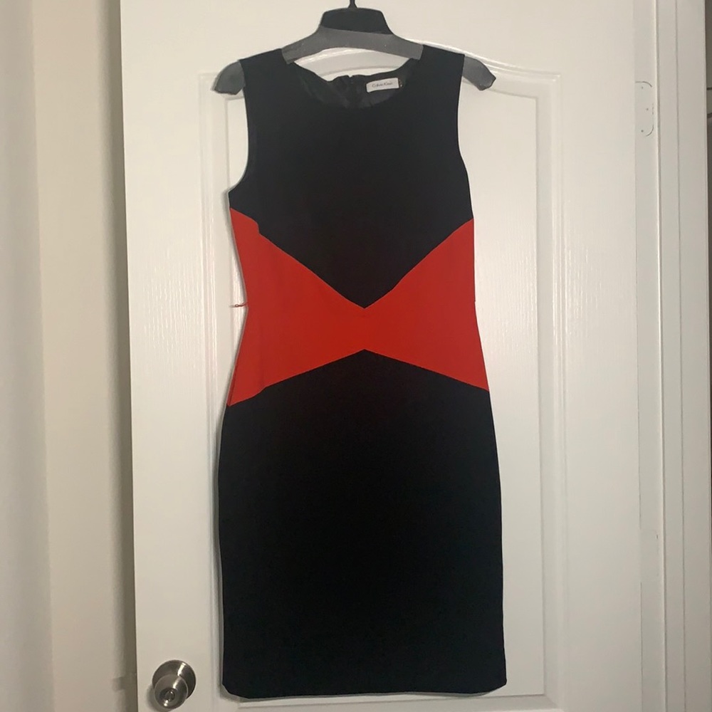 Black and red dress